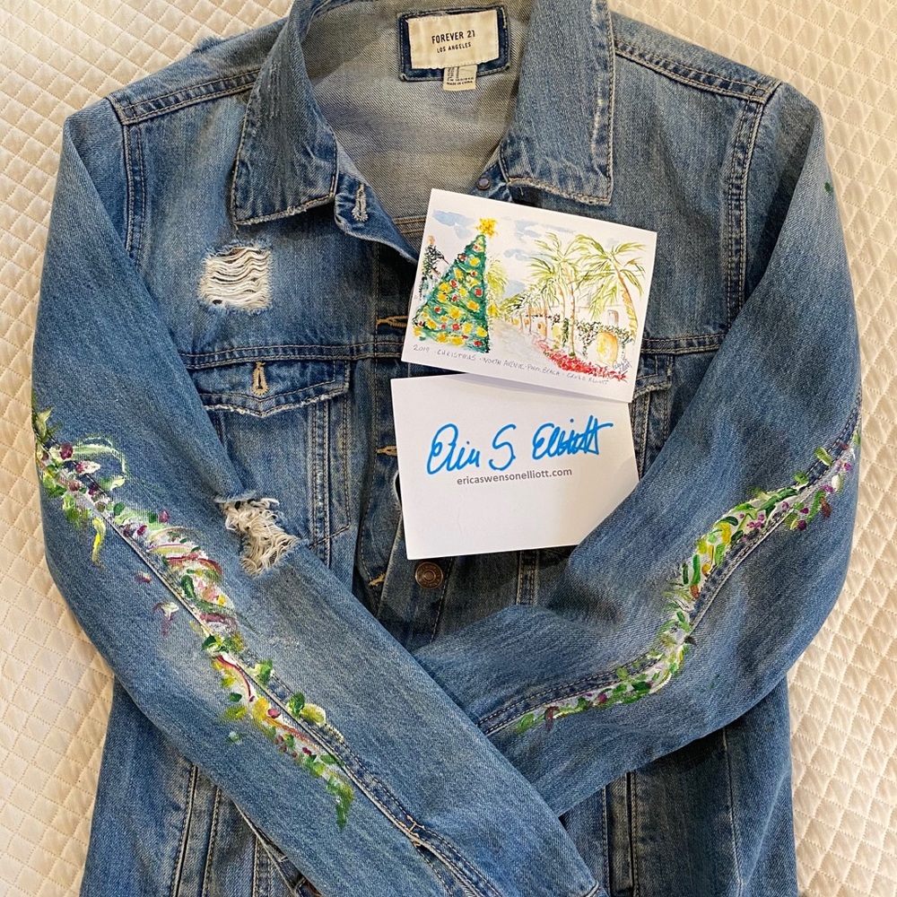 Artist Embellished Jean Jacket